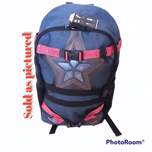 Marvel The Falcon And The Winter Soldier Star Backpack - Picture 5 of 12